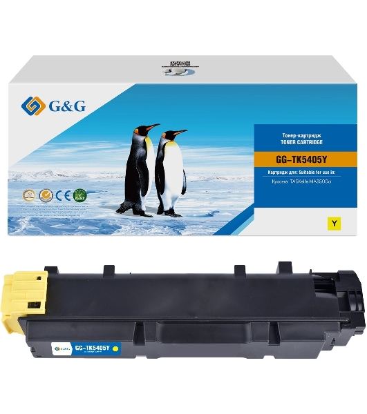 Картридж лазерный G&G GG-TK5405Y (TK-5405 Y) желтый (10000 стр.) для Kyocera TASKalfa MA3500ci