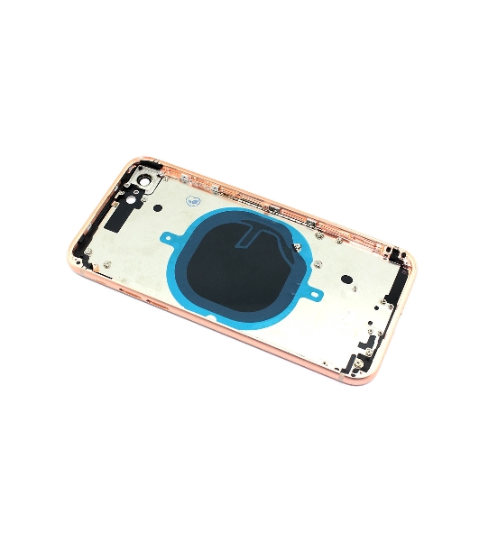 Задняя крышка (корпус) в сборе с рамкой для Apple iPhone 8 золотой