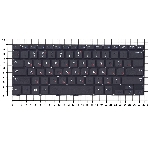 Клавиатура для ноутбука Samsung NP915S3, черная, фото 1