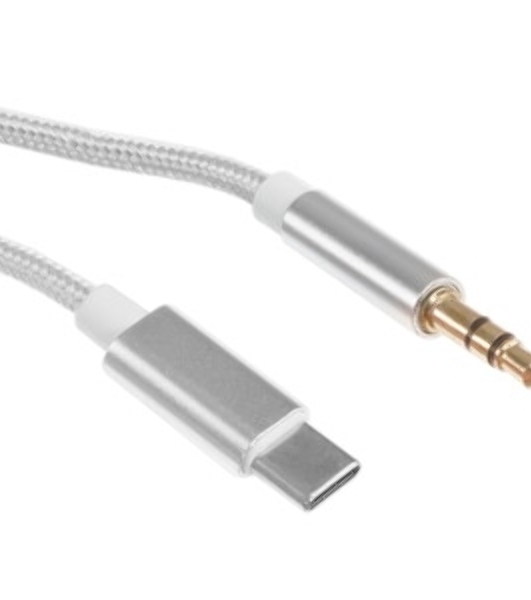 Кабель-переходник USB Cablexpert CCAB-CM35M-1M-W, Type-C/Jack3.5, Mobile, 1м, белый, коробка