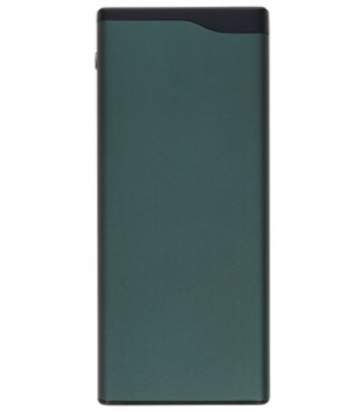 Портативный аккумулятор OLMIO QS-30, 30000mAh, 22.5W, QuickCharge3.0/PowerDelivery, LCD, темно-зеленый