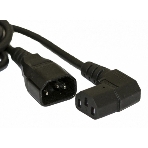 Кабель питания IEC 320 C19 - IEC 320 C20 (3x1.5), 16A, прямая вилка, 1м, черный Hyperline PWC-IEC19-IEC20-1.0-BK, фото2