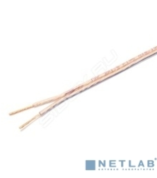 Акустический кабель Cablexpert CC-TC2x1,5-50M, прозрачный,  50 м, на катушке