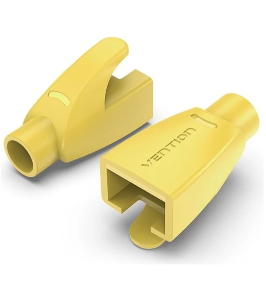 Колпачки изолирующие Vention IODY0-50 для разъемов RJ-45 (50 шт.) - Желтый