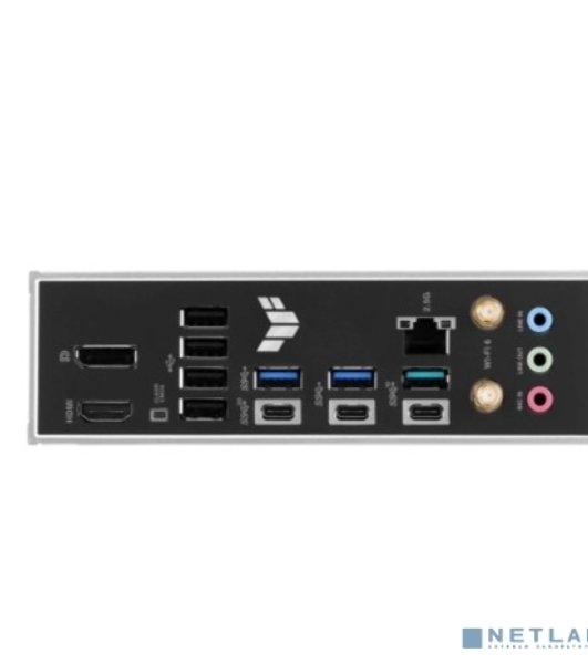 Материнская плата ASUS TUF GAMING B760M-BTF WIFI D4, LGA 1700, Intel B760, 4xDDR4, 4xSATA, 3xM.2, 1xPCIe 5.0 x16, 1xPCIe 4.0 x4, 1xPCIe x1, 1xUSB-A 3.2 Gen 2, 2xUSB-A 3.2 Gen 1, 4xUSB 2.0, 1xUSB-C 3.2 Gen 1, 1xUSB-C 3.2 Gen 2, 1x2.5Gb LAN, 3x3.5 мм, 7.1, 2.5Gb LAN, Wi-Fi 6, Bluetooth 5.2, mATX