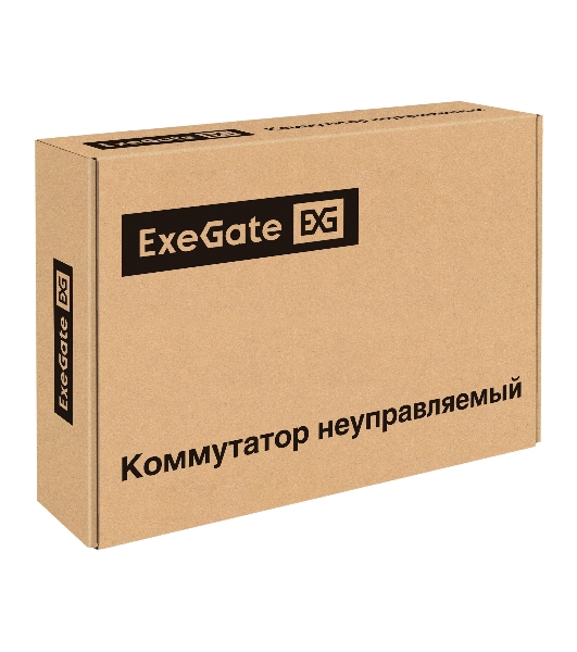 Коммутатор ExeGate EDES-1016D, 16×100 Мбит/с, неуправляемый