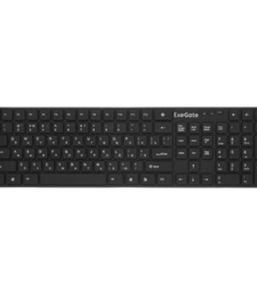 Комплект клавиатура+мышь ExeGate Professional Standard Combo MK260 беспроводной, USB, 1200 DPI, чёрный