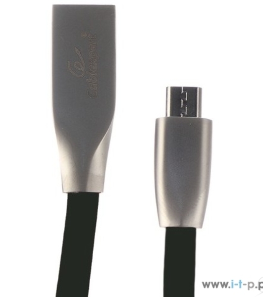 Кабель USB2.0 Cablexpert CC-G-mUSB01Bk-0.5M, AM/microB, серия Gold, длина 0.5м, черный, блистер