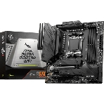Материнская плата MSI MAG B650M MORTAR WIFI, AM5, AMD B650, 4xDDR5, 6xSATA, 2xM.2, 1xPCI-E 4.0 x16, 1xPCI-E 4.0 x4, 1xHDMI, 1xDP, 1x2.5Gb LAN, 3xUSB 3.2 Gen 2, 4xUSB 3.2 Gen 1, 1xUSB-C 3.2 Gen 2x2, 5x3.5мм аудио, 7.1, Micro-ATX, фото 1