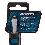 Отвертка Gross SL6,5 x 150 мм, S2, трехкомпонентная рукоятка, фото3