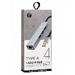 Переходник VCOM USB 3.0 -->RJ-45 1000Mbps+3 USB3.0, Aluminum Shell, 0.2м DH312A, фото19