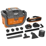 Строительный пылесос Daewoo DAVC 1621Li SET 200Вт (уборка: сухая/сбор воды/выдув) оранжевый, фото4