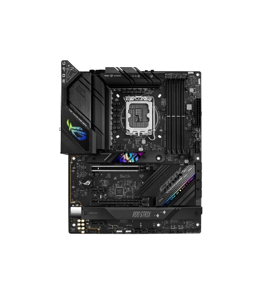 Материнская плата ASUS ROG STRIX B760-F GAMING WIFI, LGA 1700, Intel B760, 4xDDR5, 4xSATA, 3xM.2, 1xPCI-E 5.0 x16, 1xPCI-E 3.0 x4, 1xHDMI, 1xDP, 1x 2.5Gb LAN, 1xUSB-A 3.2 Gen 2, 6xUSB-A 3.2 Gen 1, 1xUSB-C 3.2 Gen 2x2, 5x3.5 мм, 7.1, Standard-ATX