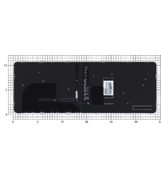 Клавиатура для ноутбука HP ZBook 14u G4 черная