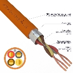 Кабель огнестойкий Rexant КПСЭнг(А)-FRLS 2x2x1,00 мм², бухта 200 м, 01-4911-1, фото 1