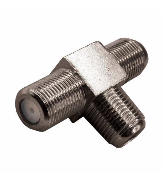 Переходник антенный Rexant 3-гнезда F, тройник, (1 шт.)