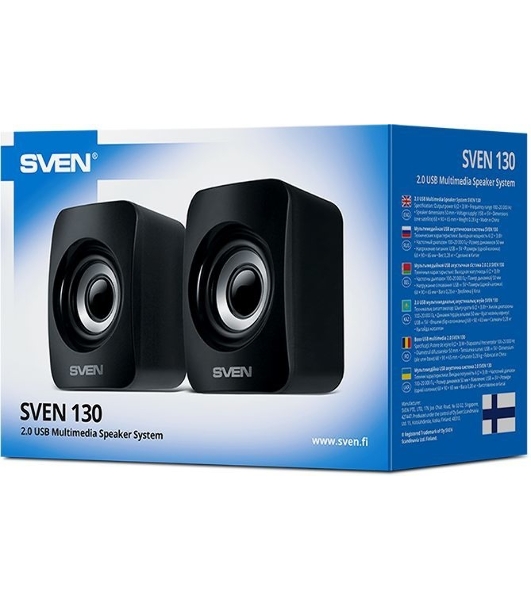 Акустическая система SVEN 130, черный (6 Вт, питание USB)
