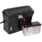 Источник бесперебойного питания Powercom Back-UPS SPIDER, Line-Interactive, LCD, AVR, 550VA/330W, Schuko, USB, черный (1456259), фото7