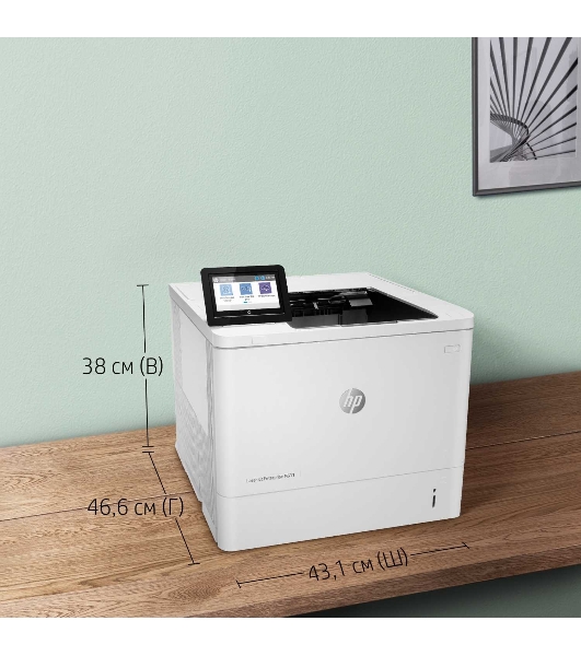 Принтер лазерный HP LaserJet Enterprise M611dn (7PS84A), A4, ч/б, печ. до 61 стр/мин., 1200 x 1200 dpi, USB, RJ-45