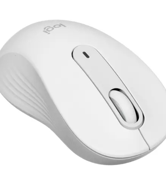 Мышь беспроводная Logitech Signature M650 белый, 4000 dpi, радиоканал, Bluetooth, USB, кнопки - 5