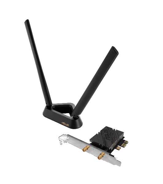 Сетевой адаптер Wi-Fi + Bluetooth Asus PCE-BE92BT BE9400 PCI Express (ант.внеш.несъем.) 2ант.