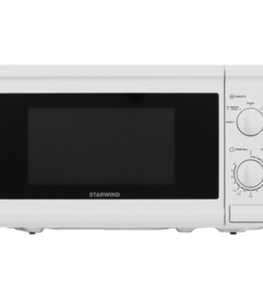 Микроволновая печь Starwind SWM5920 белый, 20 л, 700 Вт, переключатели - поворотный механизм