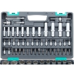 Набор инструментов Stels 14106 1/2'' 1/4'' CrV пластиковый кейс  94 предм., фото9