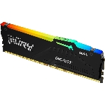Оперативная память Kingston Fury Beast, DDR5, 16Gb (1x16Gb), 6000MHz, CL30, DIMM, с радиатором, RGB, черный, фото6