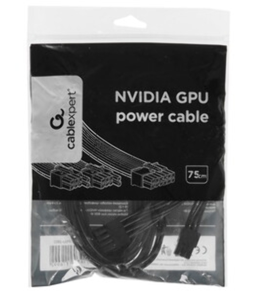 Кабель питания Cablexpert CC-PSU-2812 для видеокарт NVIDIA GPU 12-pin/2 x 8-pin (6+2)