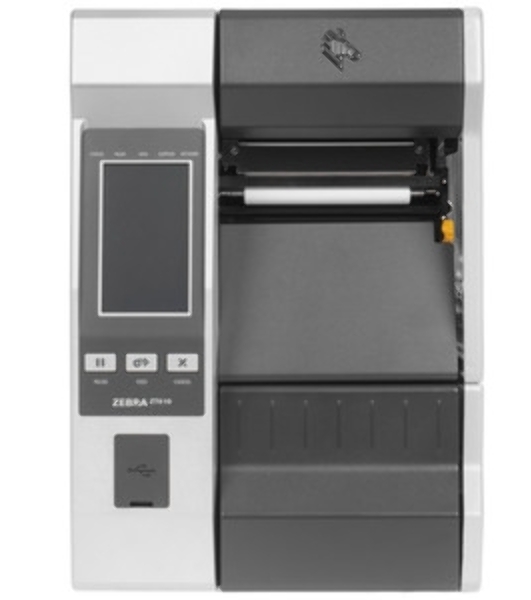 Принтер этикеток промышленный Zebra TT Printer ZT610; 4'', 203 dpi, Euro and UK cord, Serial, USB, Gigabit Ethernet, Bluetooth 4.0, USB Host, Tear, Color, ZPL