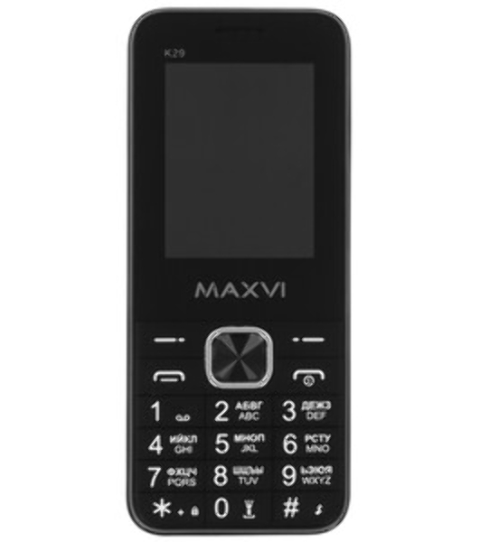 Мобильный телефон Maxvi K29 черный