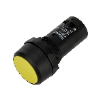 Кнопка Rexant EB22 возвратная желтая NO+NC 230 В, фото 1