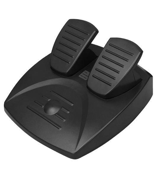 Руль SVEN GC-W300 (педали, вибро, лепестки, D-pad, 10 кл, резин. вставки, PC, цифр. и аналог.