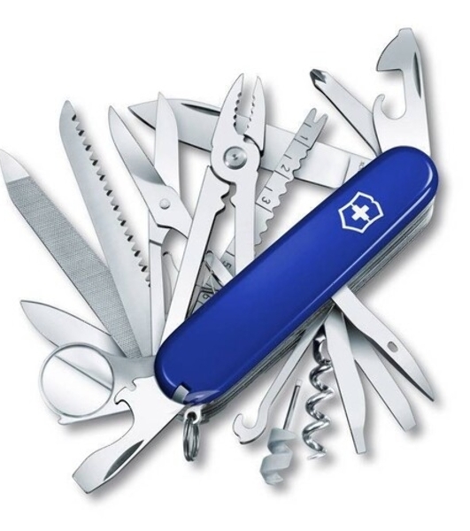 Нож перочинный Victorinox SwissChamp (1.6795) 91мм 33функций красный карт.коробка