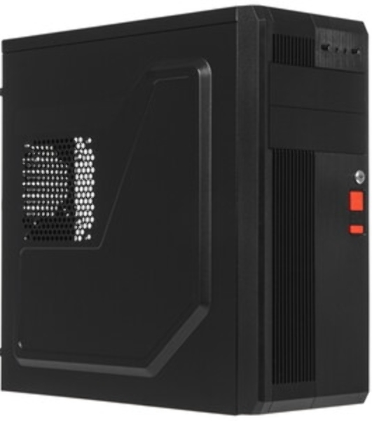 Компьютерный корпус Miditower ExeGate UN-605B Black, ATX, (без БП), 2*USB, Audio, замок блокировки кнопки питания