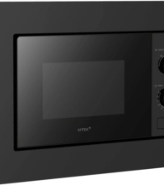 Микроволновая печь Vitek VT-MW1220 черный, 20 л, 700 Вт, переключатели - поворотный механизм