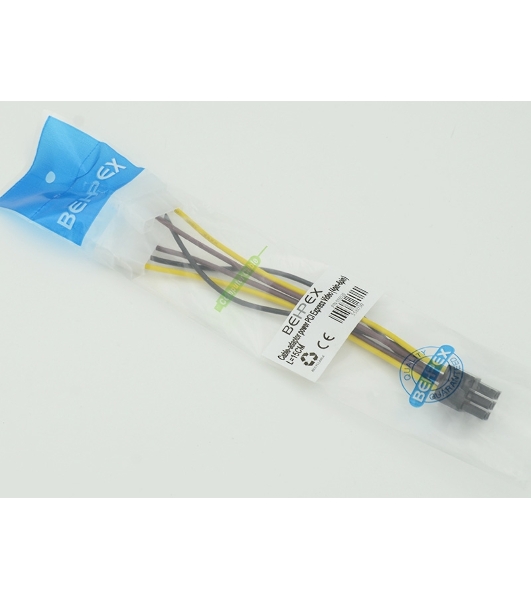 Кабель питания Molex/PCI-E 6pin 0.15м