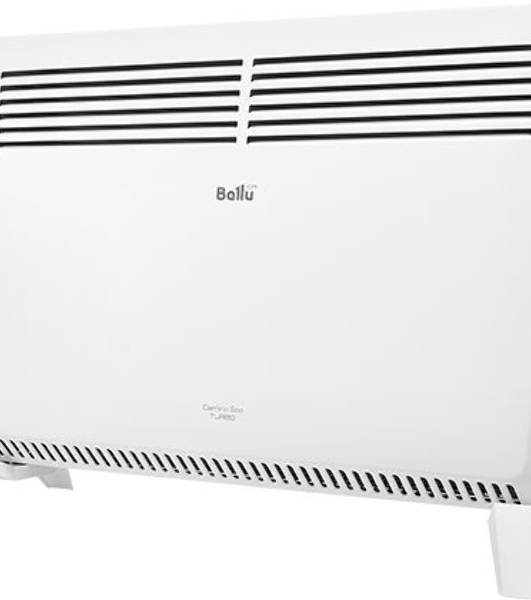 Конвектор электрический Ballu Camino Eco Turbo BEC/EMT-2000 белый, 2000 Вт, 25 м2, термостат