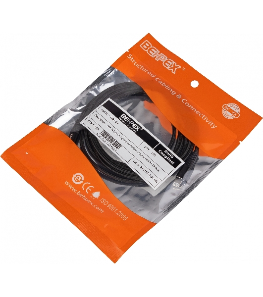 Кабель PD quick charge USB Type-C (m)-Lightning (m) 2м черный