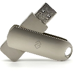 Флешка USB Digma DRIVE3 (DGFUM032A30SR), 32Gb, USB 3.0, R/W 70/30, серебристый, фото 1