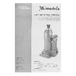 Домкрат гидравлический бутылочный Matrix, 4 т, h подъема 194–372 мм, в пласт. кейсе, фото 1