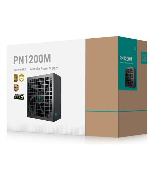 Блок питания Deepcool/GamerStorm PN1200M, 1200Вт, 80 PLUS Gold, 135мм, модульный, черный