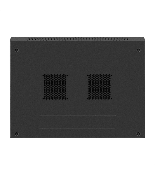 Шкаф телекоммуникационный 19' настенный 6U ExeGate EC-WM-6U.450.G.BLACK (19', 6U, 600x450x370 мм (ШхГхВ), передняя дверь закаленное стекло, съемные боковые панели, пыле- и влагозащита IP23, черный RAL 9004)