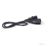 Шнур для блока питания Cabeus, IEC 320 C13, вилка IEC 60320 С14, 1.2 м, 10А, чёрный, фото 1