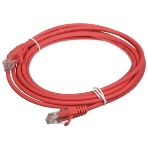 Патч-корд Suprlan 10-0154 UTP RJ-45 вил.-вилка RJ-45 cat.5e 3м красный LSZH 24AWG, фото5