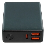 Портативный аккумулятор OLMIO QX-10, 10000mAh, 22.5W, QuickCharge3.0/PowerDelivery, LCD, темно-зеленый, фото8