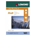 Фотобумага Lomond 0102014 A4/180г/м2/50л./белый матовое для струйной печати, фото 1