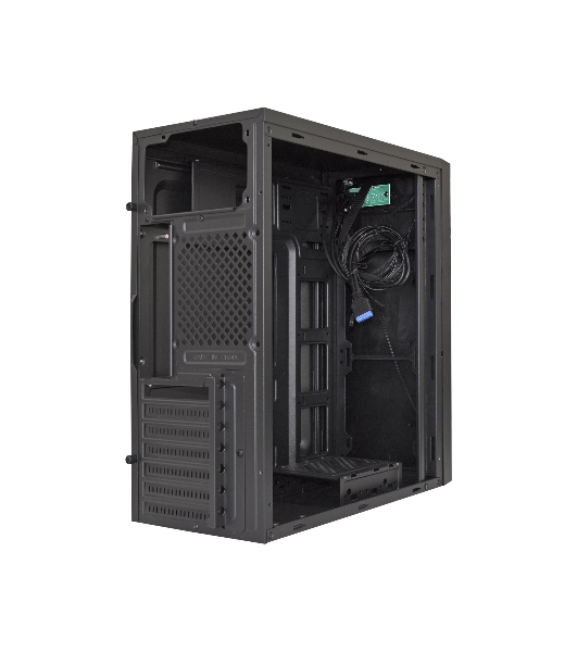 Компьютерный корпус ExeGate XP-333U черный, Miditower ATX, (XP450, Black,120мм), 1*USB+2*USB 3.0, Audio