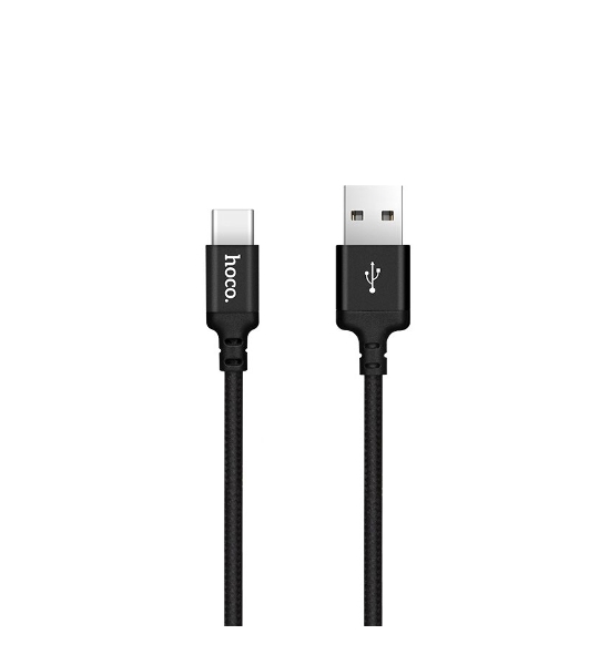 Кабель HOCO X14 USB 2.0, AM/Type-C M, черный, 1м
