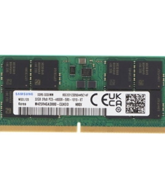 Оперативная память Samsung, DDR5, 32GB (1x32GB), 4800MHz, CL40, SO-DIMM